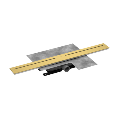 Easy Drain Pureflow Caniveau de douche - 70cm - dryphon - laiton brossé