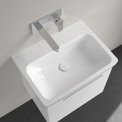 Villeroy & boch Architectura Lavabo - 44.5x60cm - dessous rectifié - sans trou de robinet - blanc alpin