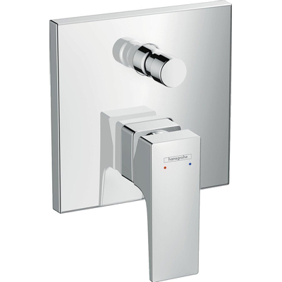 Hansgrohe Metropol Eengreeps badmengkraan - afbouwdeel - met rechte greep - hoogglans chroom