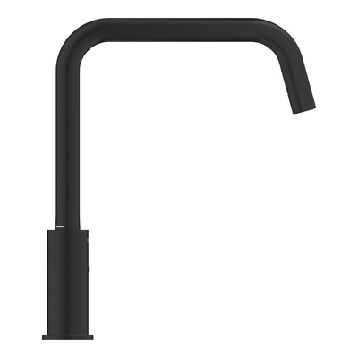 Grohe Start Mitigeur de cuisine - monotrou - haut bec orientable - saillie 22,8 cm - noir mat