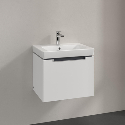 Villeroy & Boch Subway 2.0 Meuble sous lavabo 53.7x42.6x41.6cm pour lavabo 7133 55cm Blanc mat