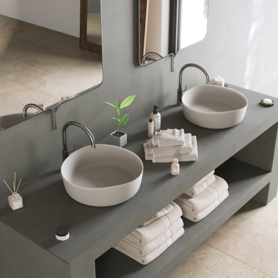 Ideavit Solidharmony vasque à poser 40x13cm Solid surface blanc mat