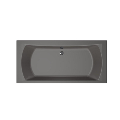 Xenz Robijn Baignoire duo - 190x90x48 - bonde Central - acrylique - anthracite