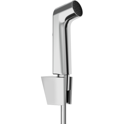 Hansgrohe Bidet douchette 1 jet EcoSmart avec porte-douche Porter S et flexible de douche 125 cm chrome