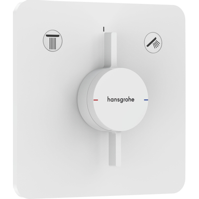Hansgrohe DuoTurn Q Inbouwkraan - voor 2 functies - mat wit