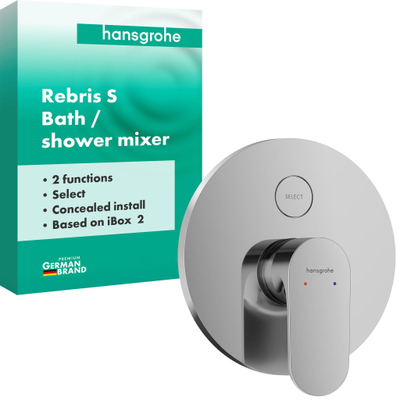 Hansgrohe Rebris S inbouw badmengkraan iBox Universal 2 chroom