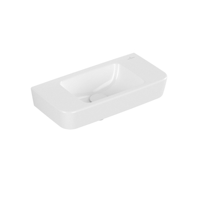 Villeroy & Boch O.novo Lave-main WC 50x14.5x13.5cm sans trou de robinet ni trop-plein Blanc Alpin