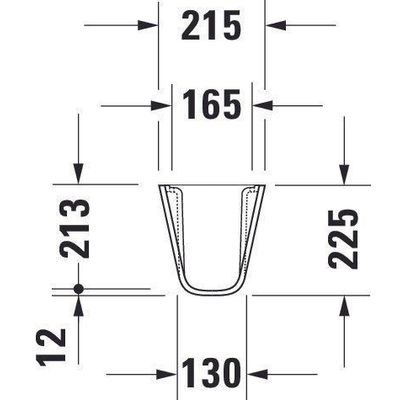 Duravit D Code sifonkap voor fontein 45cm wit