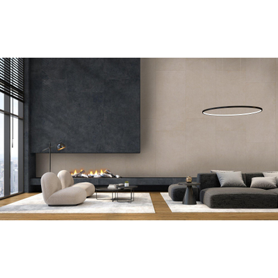ÉCHANTILLON Terravito Comare Carreau mural et de sol en céramique - 60x60cm - 9mm - Meringue