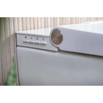 Rapotec RapoWash Vital L WC lavant – siège chauffant & séchage à air chaud – blanc brillant