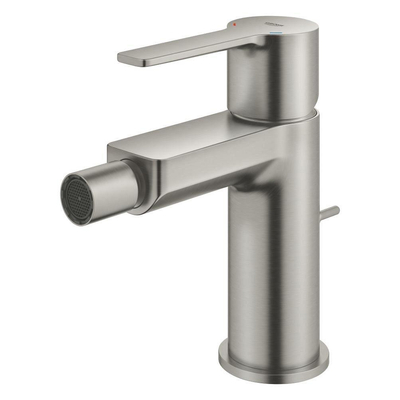 Grohe Lineare New Bidetkraan - S-Size - met waste - Supersteel (RVS)