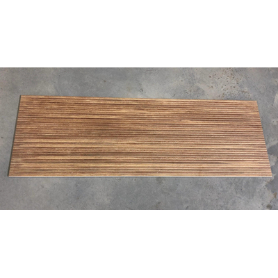 Terravito Brisano carreau mural - 40x120cm - 11mm - Rectangulaire - rectifié - aspect bois - Ipe