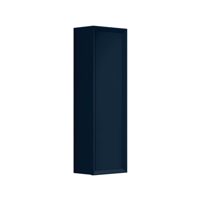Saniclass Prime Core Armoire haute - 120x34.5x27cm - 1 porte - bleu marine mat - MDF