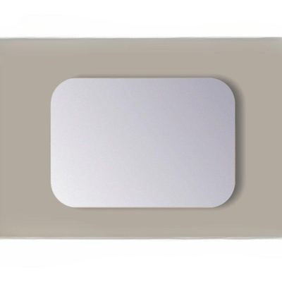 Sanicare Q-mirrors miroir 120x60x2.5cm rectangulaire en verre
