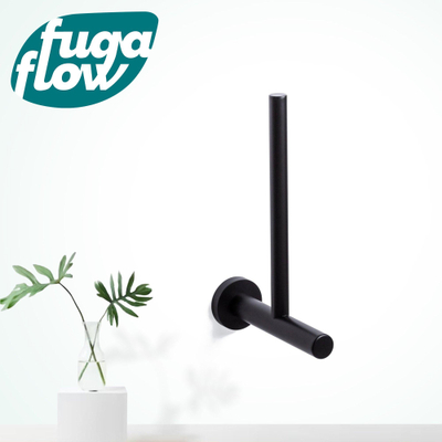 FugaFlow Efficiente Acces Porte-papier toilette réserve rond noir mat