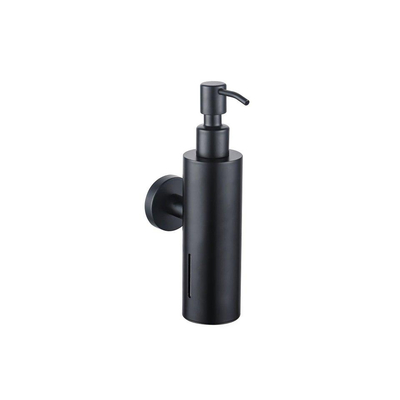 Fortifura Calvi accessoireset - glaswisser - zeepdispenser - handdoekhaak - mat zwart