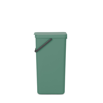 Brabantia Sort & Go Afvalemmer - 40 liter - hengsel - fir green