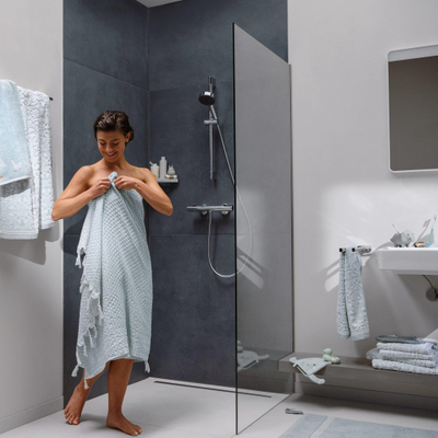 Hansgrohe Pulsify Select S colonne de douche - thermostatique - barre de douche 65cm - chromé