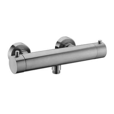 Wiesbaden 304 Mitigeur thermostatique de douche 15 cm inox brossé