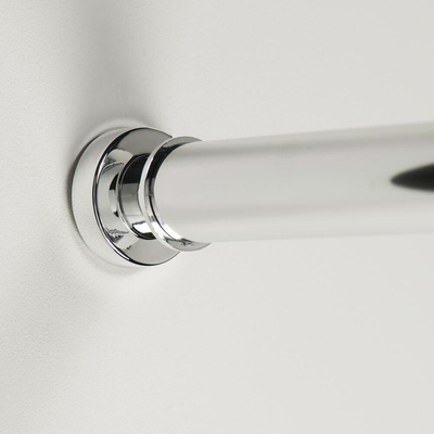 Sealskin Seallux Barre de rideau de douche Set d'angle 90x90cm Ø 28 mm Aluminium Chrome