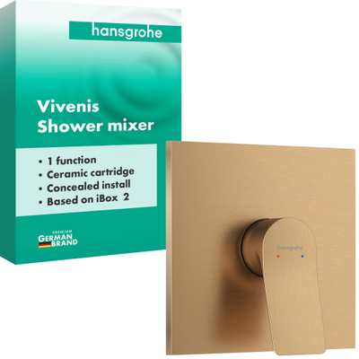 Hansgrohe Vivenis mengkraan inbouw voor iBox Universal 2 Brushed Bronze