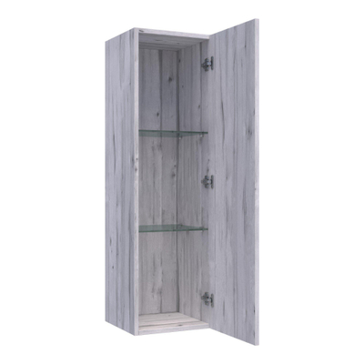 BRAUER EX Badkamerkast - 120x35x35cm - 1 links- rechtsdraaiende deur - zonder greep - MFC - Birch