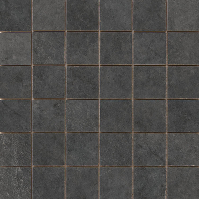 Cifre Ceramica Statale wand- en vloertegel - 30x30cm - Betonlook - Black mat (zwart)