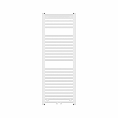 Wiesbaden Elara Radiateur design 118.5x45cm raccordement au centre dessous blanc