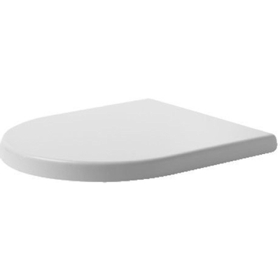 Duravit Starck 3 WC-zitting - 43x45x5cm - kunststof - wit glanzend