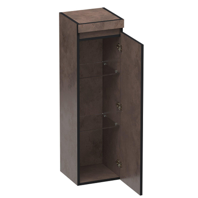 BRAUER Joy Edge armoire de salle de bain - 120x35x35cm - 1 porte - ouvrant à droite - sans poignée - Erosion