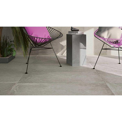 ÉCHANTILLON Ceralto Graina Soft Carreau de sol et de mur 60x60cm 10mm rectifié R10 grès cérame Platino