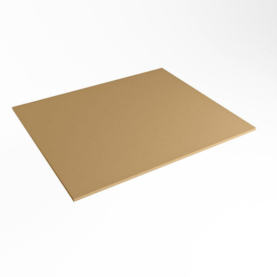 Mondiaz TOP 51 Topblad - 50x51x0.9cm - geschikt voor afdekplaat - Solid surface - Oro