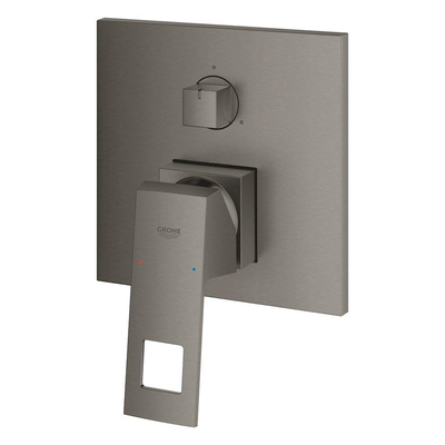 Grohe Eurocube Douchekraan Inbouw - 2 knoppen - mengkraan - brushed hard graphite