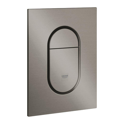 Grohe Arena Cosmopolitan Drukplaat - S-Size - brushed hard graphite (antraciet)