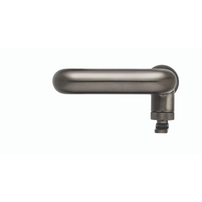 Crosswater Union Wastafelkraan - opbouw - enkel - brushed black - chrome (gunmetal)