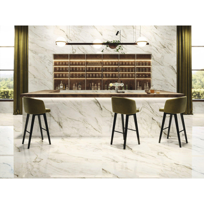 Baldocer Cerámica Fontana Keramische wand- en vloertegel - 60x120cm - 7.0mm - gerectificeerd - Wit