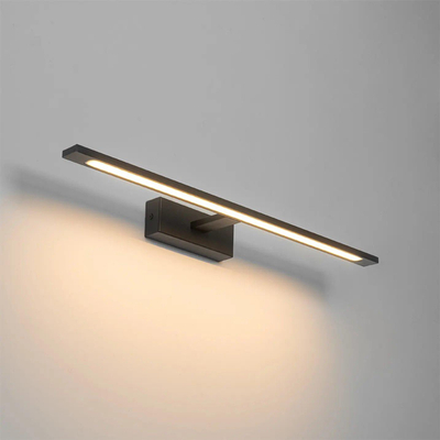 QAZQA Jerre wandlamp - 62x13.5x5.5cm - incl. LED - IP44 - mat zwart
