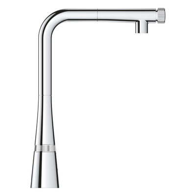 Grohe Zedra Keukenkraan - hoog - uittrekbare uitloop - chroom