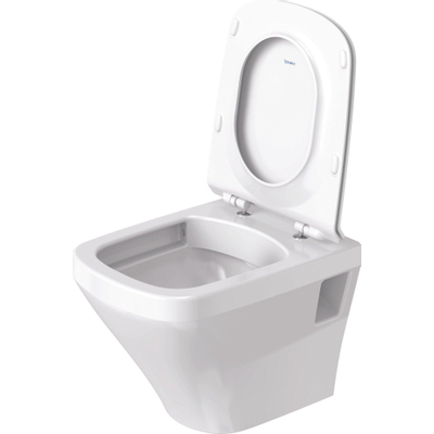 Duravit Durastyle WC suspendu à fond creux Rimless Compact 37x48cm avec Wondergliss blanc