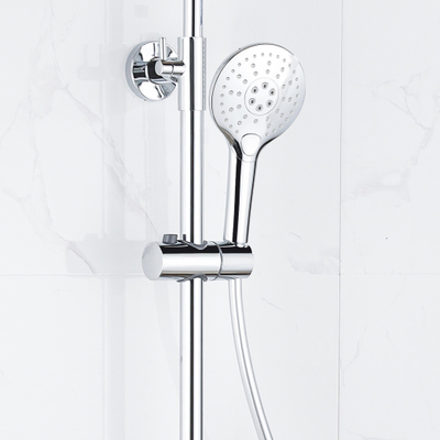 Fortifura Calvi doucheslang glad - 150cm - hoogglans chroom
