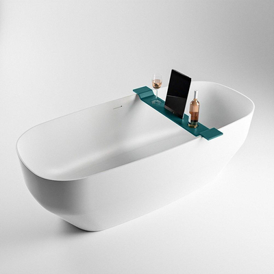 Mondiaz Easy Badplank - 12.5x86x4.2cm - Solid surface - Smag mat SHOWROOMMODEL