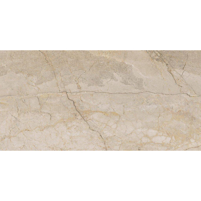 Terravito Waldoro carreau mural et de sol - 60x120cm - 10.5mm - Rectangulaire - rectifié - Aspect marbre - Crème poli