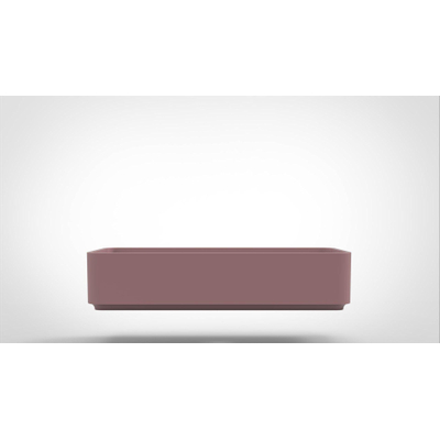 Arcqua Case vasque rectangulaire 60x26cm rose mat