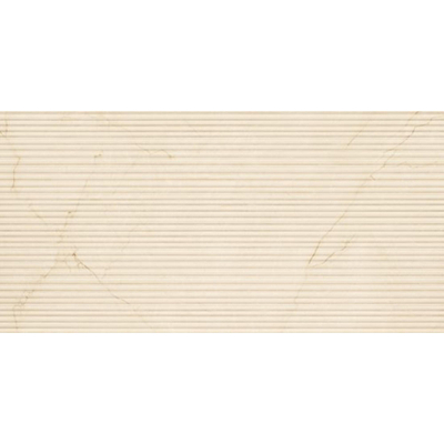 Jos. Contour Carrelage mural - 60x120cm - 9.0mm - rectifié - cozy marfil 3d nervuré (Beige)