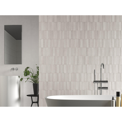 SAMPLE Terravito Savina Keramische wandtegel - 40x120cm - 10.8mm - White