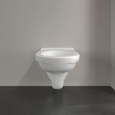 Villeroy & Boch O.novo Cuvette à chasse profonde - sans rebord de rinçage, suspendue au mur, avec DirectFlush, White Alpine CeramicPlus