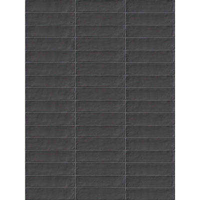 Emil Total Brick Carreau mural 6x24cm 10mm Anthracite