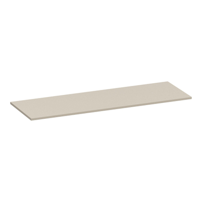 BRAUER Ocean Slim topblad - 140x46x2cm - mat beige