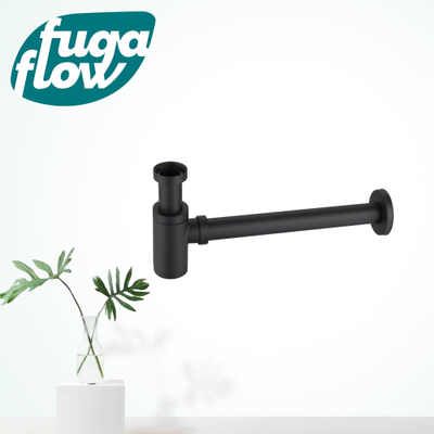 FugaFlow Eccelente Sobrado Badkamer verlaagd sifon mat zwart