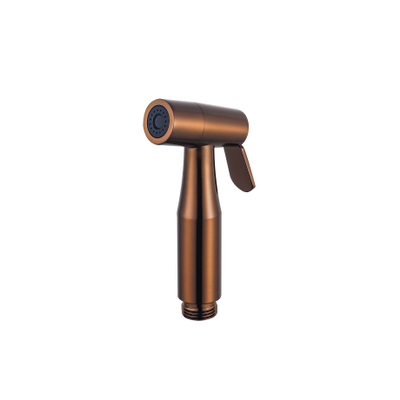 FugaFlow Eccelente Ensemble d'accessoires bidet - douchette à main - flexible 150cm - support - Cuivre brossé PVD (Cuivre)